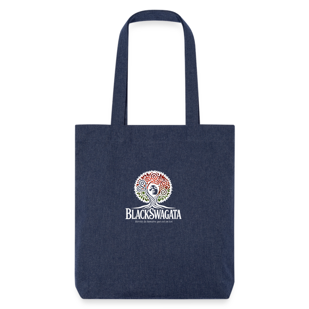 Stanley/Stella Heavyweight Recycled Tote Bag - melange blue